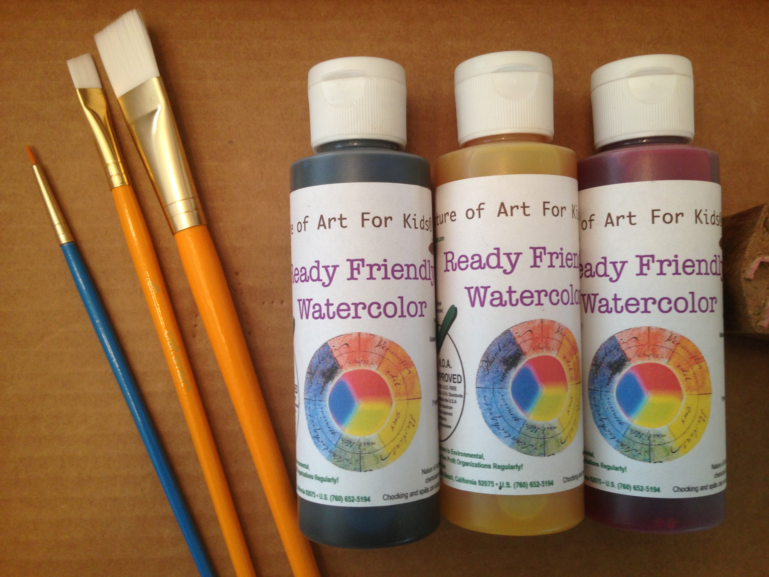 Dry Watercolor Paints for Kids, Safe Non-toxic - Nature of Art®