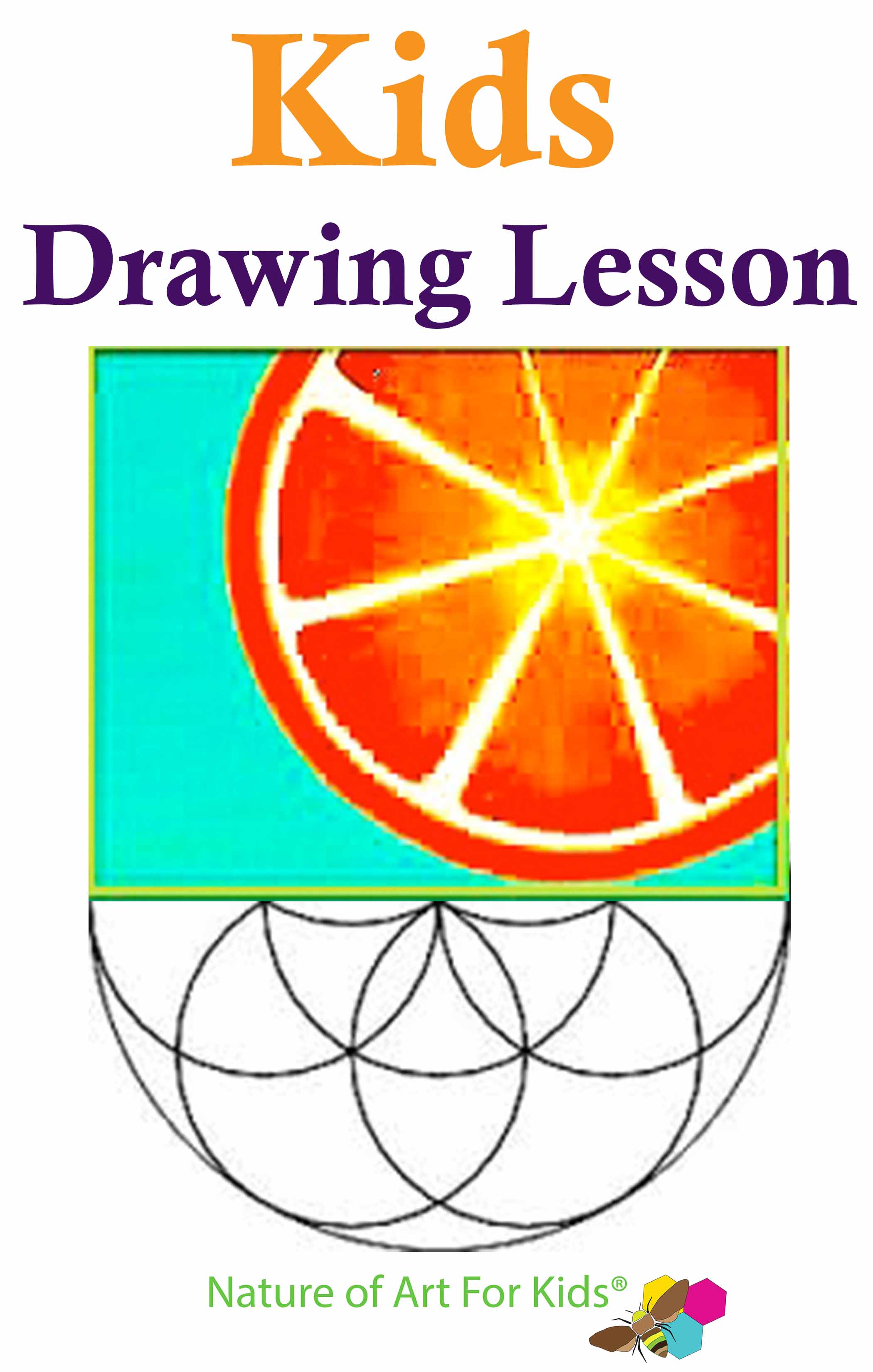 fruit drawing for kids