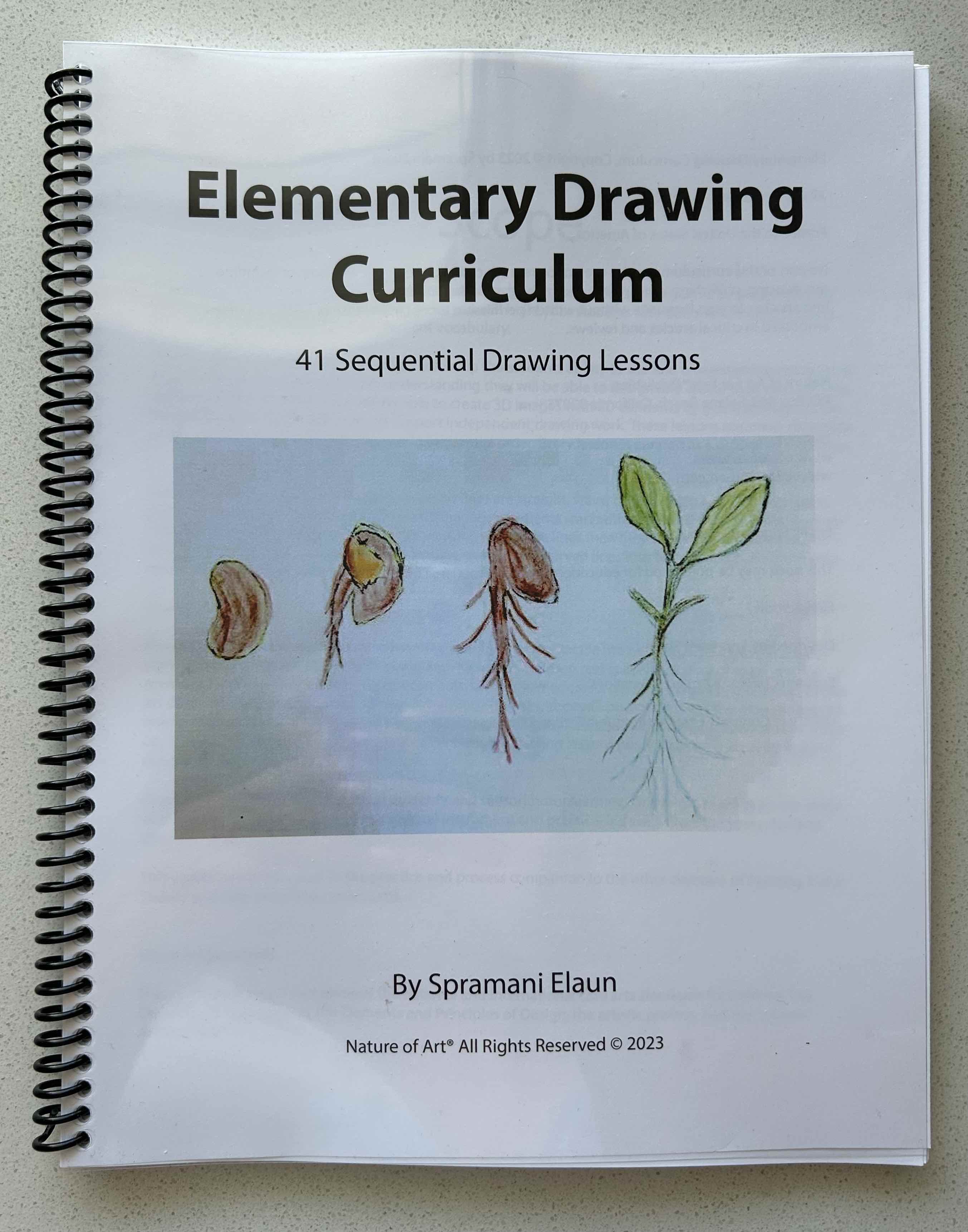 elementary drawing curriculum, where to buy, front cover