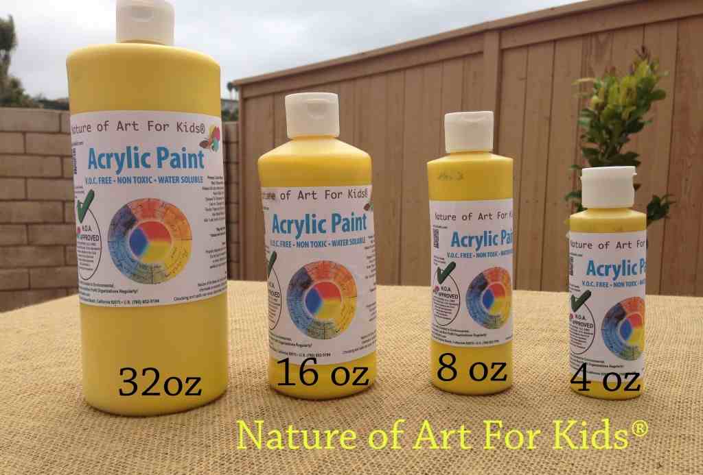 Buy Acrylic Safe Artist Paints For Kids Earth Friendly   Acrylicallsizes 