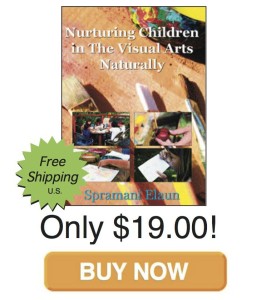 Nurturing children in the visual arts, by spramani elaun book cover